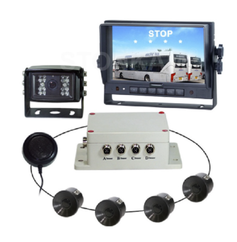 REVERSE PARKING SENSORS KIT WITH CAMERA AND MONITO